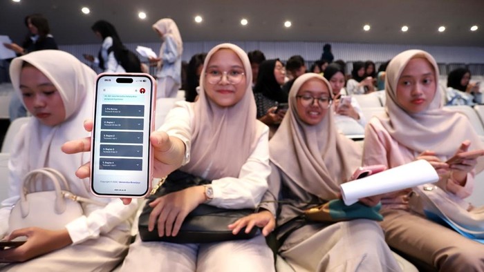 Pelaksanaan tes kesehatan mental mahasiswa baru UB.