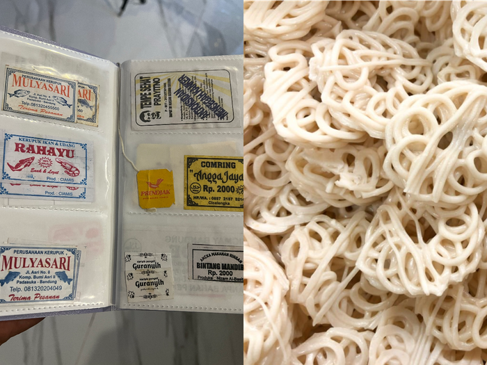 Pria di Bandung Koleksi Ratusan Label Kerupuk Lawas Selama 20 Tahun