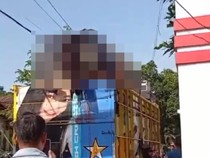Pria di Jember Tewas Terbentur Gapura Saat Tertidur di Atas Sound Horeg