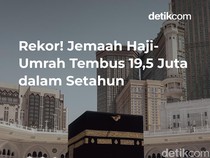 Rekor! Jemaah Haji-Umrah Tembus 19,5 Juta dalam Setahun