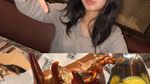 Seru! Ayu Ting Ting Ajak Bilqis Makan Burger & Lobster Mewah dari London