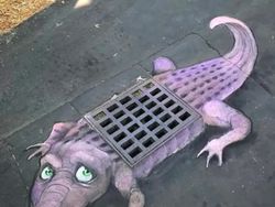 Kumpulan Street Art 3D Keren yang Bikin Tembok Seolah Hidup