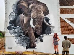 Kumpulan Street Art 3D Keren yang Bikin Tembok Seolah Hidup