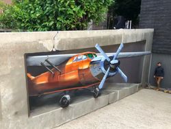 Kumpulan Street Art 3D Keren yang Bikin Tembok Seolah Hidup