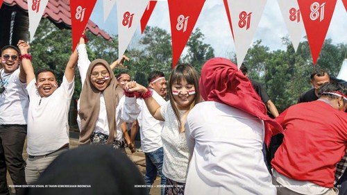 Template Logo HUT ke-81 RI