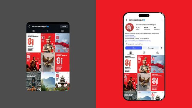 Template Logo HUT ke-81 RI
