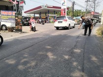 Gagal Nyalip, Pemotor Lansia Tewas Tabrakan di Mranggen Demak