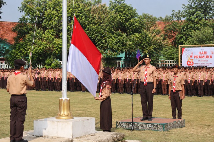Upacara Hari Pramuka. (Chat GPT)