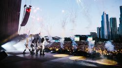 Potret aespa Debut di Lollapalooza Chicago