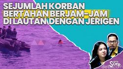 Video: Tidak Kebagian Pelampung, Jerigen jadi Penyelamat Korban Kebakaran KM Mutiara Sentosa II
