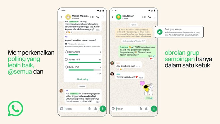 Fitur baru grup Whatsapp