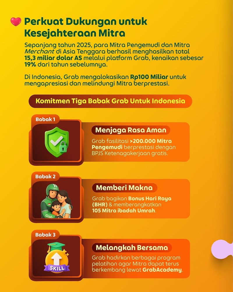 Grab Rivana Mezaya, Director of Digital & Sustainability, Grab Indonesia (kiri), bersama Tri Mumpuni, Pendiri dan Direktur Eksekutif IBEKA (tengah) dan Andy F. Noya, Founder BenihBaik.com (kanan), meninjau rehabilitasi Pembangkit Listrik Tenaga Mikrohidro (PLTMH) Ciganas di Taman Nasional Gunung Halimun Salak. Program ini merupakan salah satu inisiatif yang didukung Grab untuk memperluas akses energi terbarukan bagi komunitas lokal serta mendorong dampak lingkungan dan sosial yang berkelanjutan.