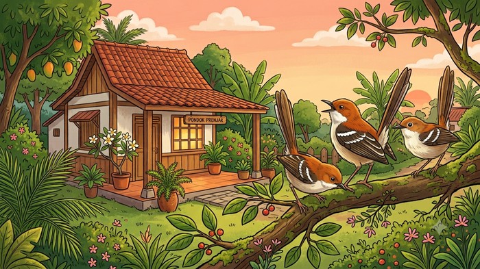 Ilustrasi Burung Prenjak