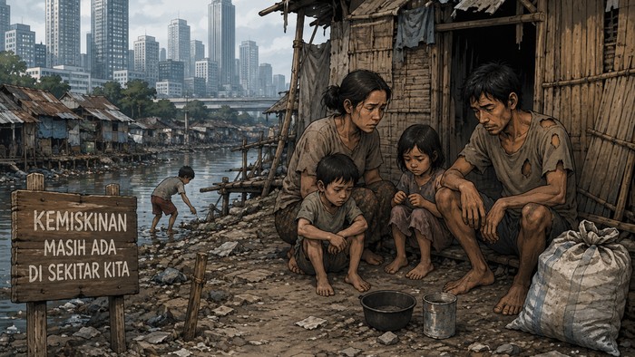 Ilustrasi kemiskinan