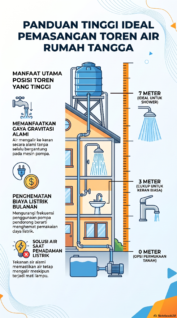 Infografis Tinggi Toren