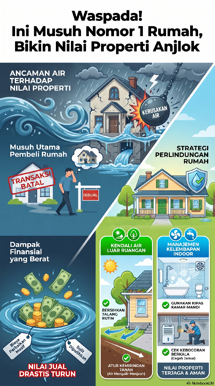 Musuh bebuyutan rumah yang bikin nilai properti anjlok.