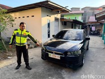 Lancer Ugal-ugalan hingga Tabrak Motor di Pekanbaru, Sopir Ditangkap Polisi