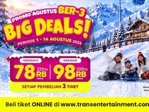 Trans Snow World Beri Harga Miring Spesial Agustus Big Deals, Cuma Rp70 Ribuan!