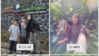 Ririe mengajak dua anaknya untuk trekking di Gunung Gede Pangrango. Kirain mereka bakal ngeluh capek, ternyata malah nagih buat destinasi gunung selanjutnya, capeknya kalah sih sama serunya, ungkap Ririe. Foto: Instagram @ririe_fairus