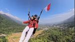 Keren! Ririe Fairus Menantang Adrenalin di Gunung, Laut hingga Air Terjun