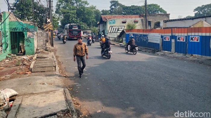 Situasi Jalan Gatot Subroto, Kota Cimahi yang akan dibangun Underpass