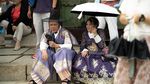 Suhu Ekstrem di Seoul Tak Surutkan Antusiasme Wisatawan