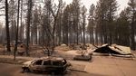 Foto: Permukiman di Washington Tinggal Reruntuhan Usai Kebakaran Hutan