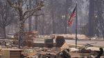 Foto: Permukiman di Washington Tinggal Reruntuhan Usai Kebakaran Hutan