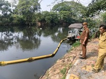Viral Air Kali Cileungsi Bekasi Hitam Bak Oli, Diduga Tercemar