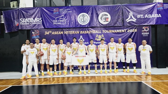 Asaba Basketball wakili Indonesia di ASEAN Veteran Basketball Tournament 2026.