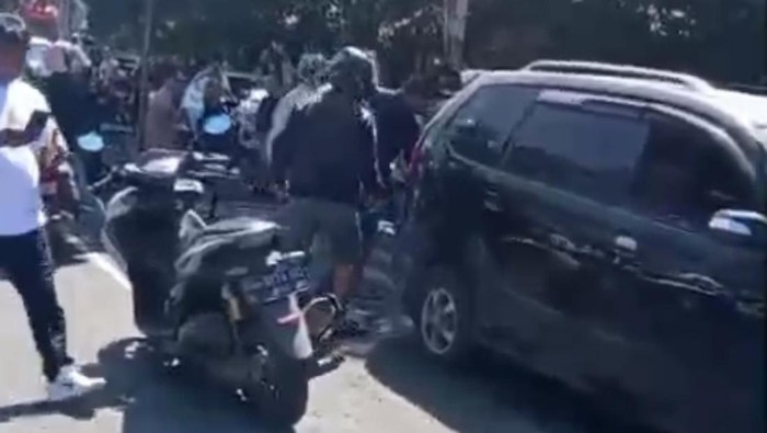 Balita tewas ditabrak mobil dikendarai oknum perwira Polres Bone.