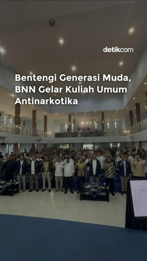 Video: Bentengi Generasi Muda, BNN Gelar Kuliah Umum Antinarkotika