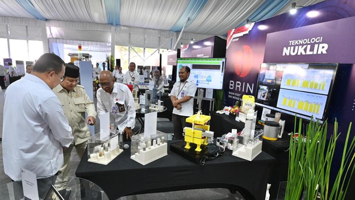BRIN presentasi hasil riset teknologi nuklir (Cahyo - Biro Pers, Media, dan Informasi Sekretariat Presiden)