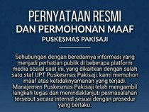 Puskesmas Pakisaji Malang Minta Maaf Buntut Dokternya Hina Pasien BPJS