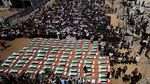 Duka Mendalam di Gaza, 112 Anggota Satu Keluarga Dimakamkan Bersama