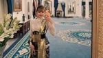 Momen Ghea Indrawari Nyanyi Bareng Perdana Menteri Thailand di Istana Negara