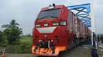 Jembatan Kereta Api Jember Jalani Uji Beban Pascaperbaikan