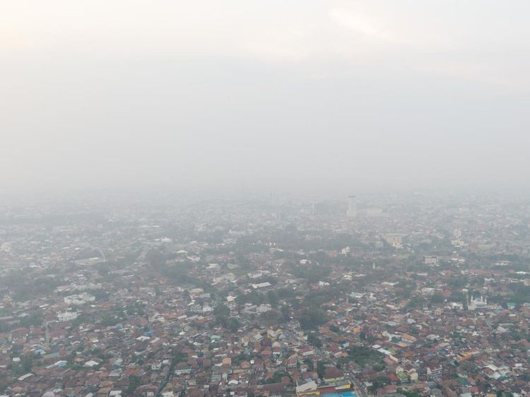 Kabut Asap Selimuti Kota Palembang!