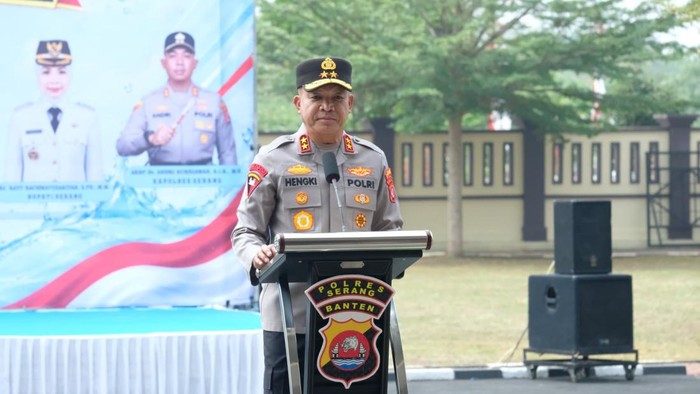 Kapolda Banten Ajak Warga Bikin Bak Tampung Air Hujan untuk Cadangan Kemarau