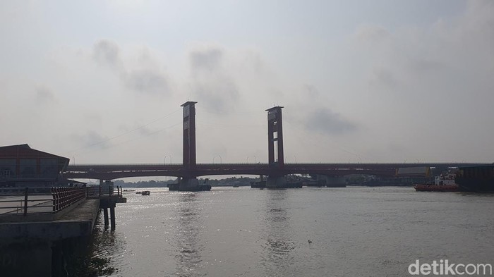 Pantauan kualitas udara di Palembang.