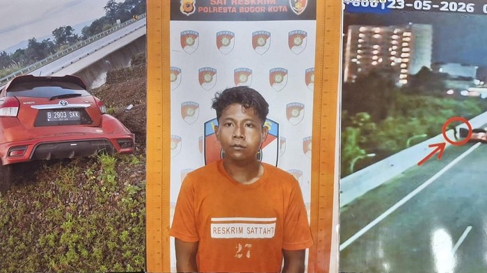 Pelaku pembunuhan wanita di Bogor, M Febryan (MF) alias Ambon (26).