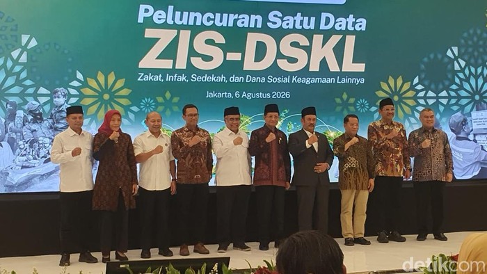 Peluncuran Satu Data ZIS-DSKL,  di  Kantor Kementerian PPN/Bappenas, Jakarta Pusat, Kamis (6/8/2026).