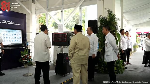 Pertemuan Presiden RI dengan 150 Periset dari Badan Riset dan Inovasi Nasional, 6 Agustus 2026. (Tangkapan layar youtube Setpres RI)