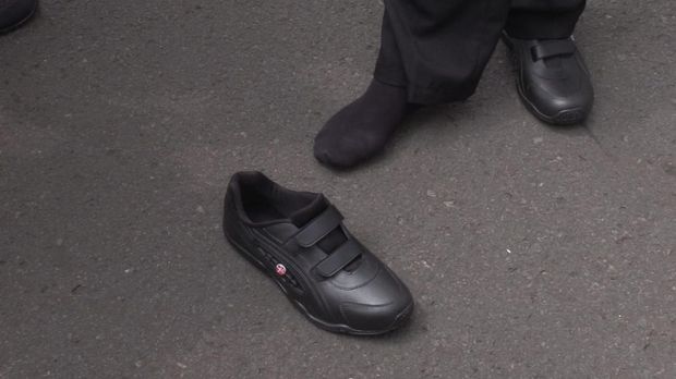 Sepatu buatan BRIN (Eva/detikcom) Sepatu buatan BRIN (Eva/detikcom)