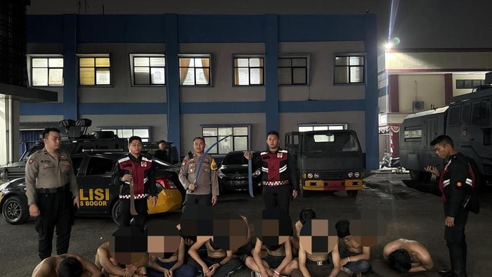 Polisi Amankan 16 Pelajar di Bogor Mau Tawuran, Sajam Disita