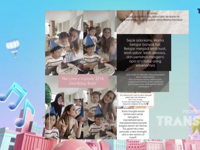 Tengku Dewi dan Andrew Andika rayakan  ultah anak terpisah.