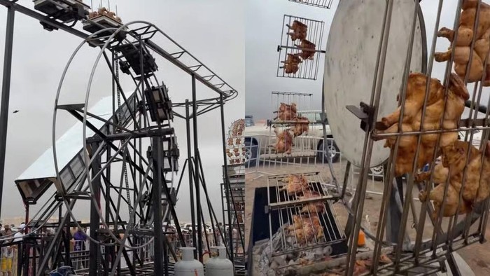 Viral Wahana Ayam Panggang Influencer Ditutup, Ternyata Belum Matang!