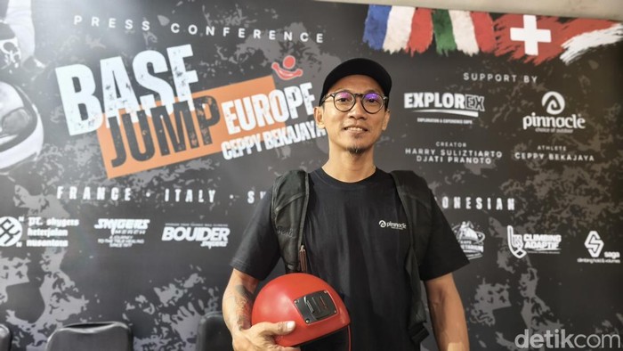 Ceppy Bekajaya, atlet BASE jump asal Bandung yang siap taklukkan tebing ekstrem di Swiss