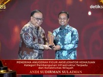 MYP Dorong Infrastruktur Berkeadilan, Gubernur Sulsel Raih detiktimur Awards