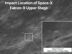 Luka Baru di Bulan Terlihat Usai Dihantam Roket SpaceX